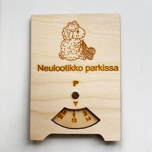 Neulojan parkkikiekko, Neulootikko parkissa