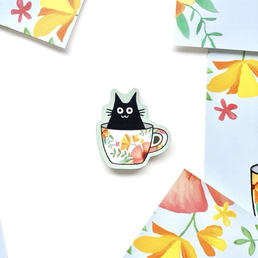 Papu, magneetti, MustaKissa Design